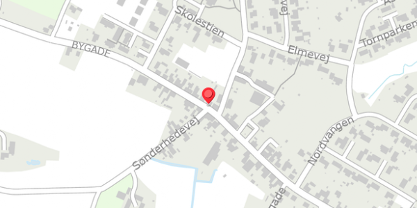 Trafikstøjkort på Bygade 35, 7173 Vonge