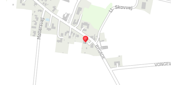Trafikstøjkort på Bygade 100, 7173 Vonge