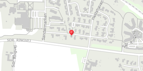 Trafikstøjkort på Hestehaven 7, 7323 Give