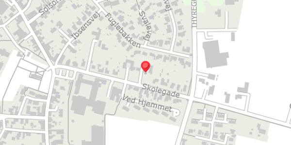 Trafikstøjkort på Skolegade 21, 7323 Give