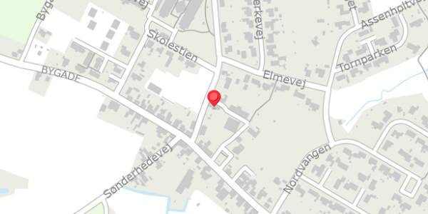 Trafikstøjkort på Tinnetvej 2D, 7173 Vonge