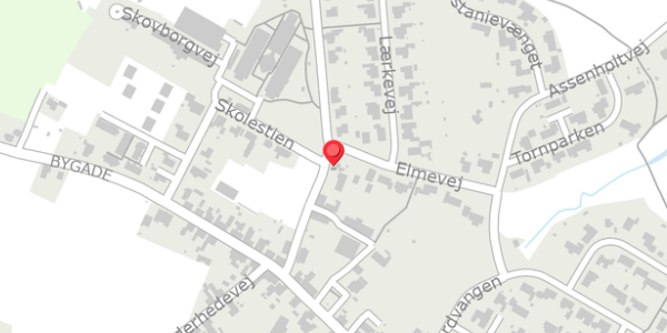 Trafikstøjkort på Tinnetvej 8, . , 7173 Vonge