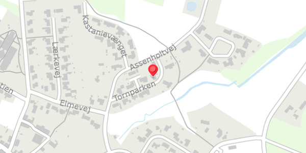 Trafikstøjkort på Tornparken 13, 7173 Vonge