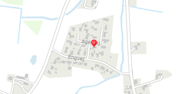 Trafikstøjkort på Agervej 2, 7300 Jelling