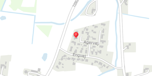 Trafikstøjkort på Agervej 7, . , 7300 Jelling