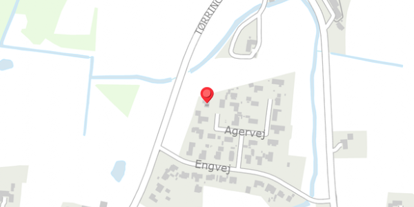 Trafikstøjkort på Agervej 9, 7300 Jelling