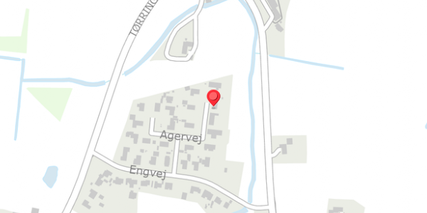 Trafikstøjkort på Agervej 10, . , 7300 Jelling