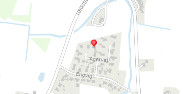 Trafikstøjkort på Agervej 13B, . , 7300 Jelling