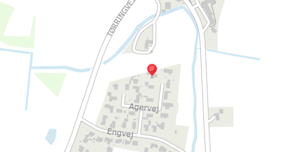 Trafikstøjkort på Agervej 14, . , 7300 Jelling
