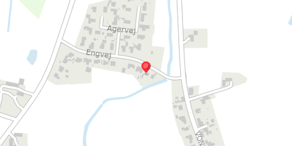 Trafikstøjkort på Engvej 3, 7300 Jelling