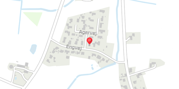 Trafikstøjkort på Engvej 8, 7300 Jelling