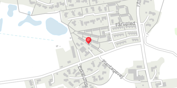 Trafikstøjkort på Fårupled 1F, 7300 Jelling