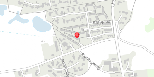 Trafikstøjkort på Fårupled 3A, 7300 Jelling