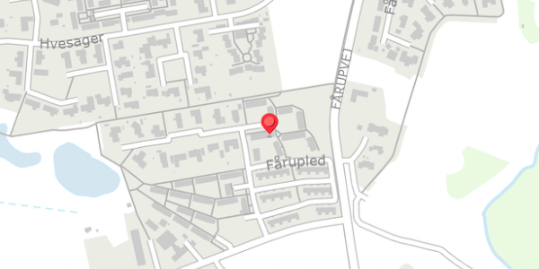 Trafikstøjkort på Fårupled 8C, . , 7300 Jelling