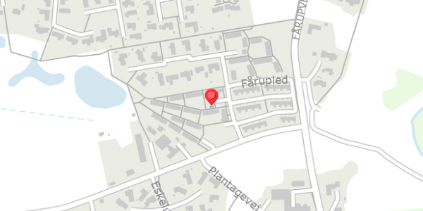 Trafikstøjkort på Fårupled 9D, 7300 Jelling