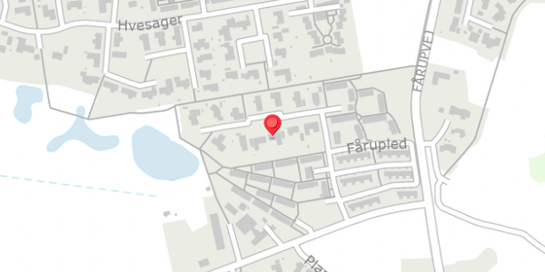 Trafikstøjkort på Fårupled 17, . , 7300 Jelling