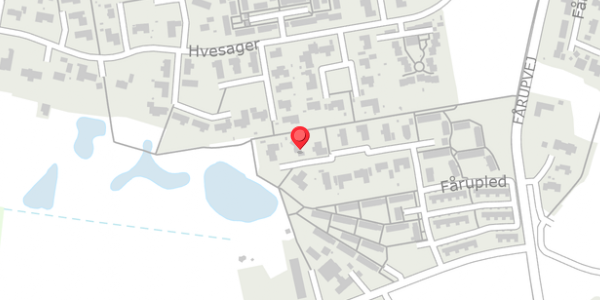 Trafikstøjkort på Fårupled 20, . , 7300 Jelling