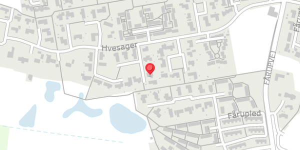 Trafikstøjkort på Hvesager 75, . , 7300 Jelling