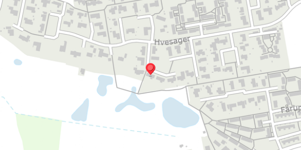 Trafikstøjkort på Hvesager 97, . , 7300 Jelling