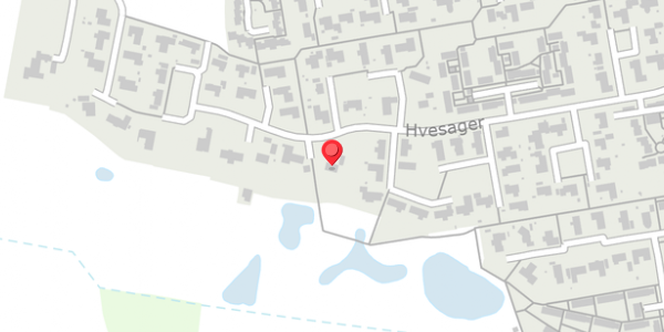 Trafikstøjkort på Hvesager 105, . , 7300 Jelling