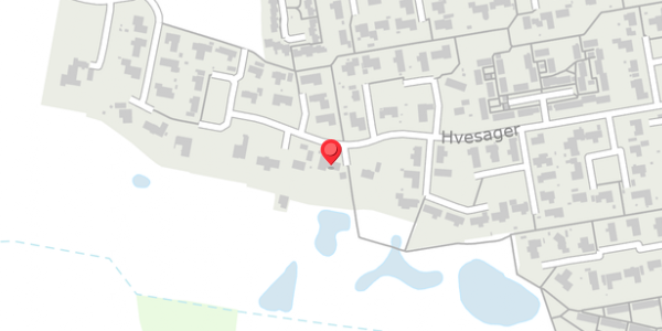 Trafikstøjkort på Hvesager 107, . , 7300 Jelling