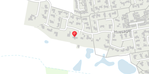 Trafikstøjkort på Hvesager 111, . , 7300 Jelling