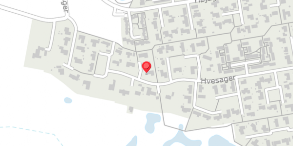 Trafikstøjkort på Hvesager 282, . , 7300 Jelling