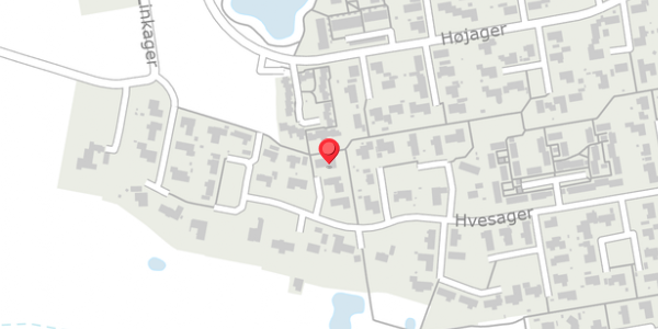 Trafikstøjkort på Hvesager 286, . , 7300 Jelling