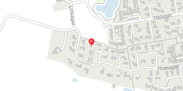 Trafikstøjkort på Hvesager 298, . , 7300 Jelling