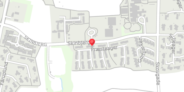 Trafikstøjkort på Præsteager 40, 7300 Jelling