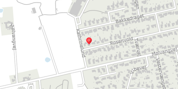 Trafikstøjkort på Rosenvold 50, 7300 Jelling