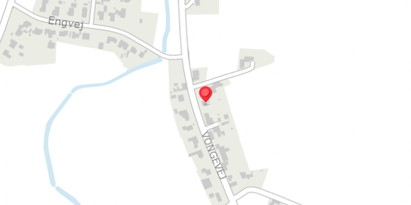 Trafikstøjkort på Vongevej 28, 7300 Jelling
