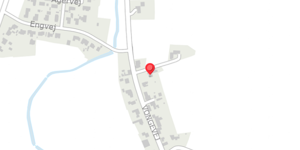Trafikstøjkort på Vongevej 30, . , 7300 Jelling