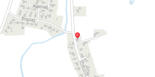 Trafikstøjkort på Vongevej 34, . , 7300 Jelling