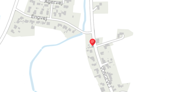 Trafikstøjkort på Vongevej 53, 7300 Jelling