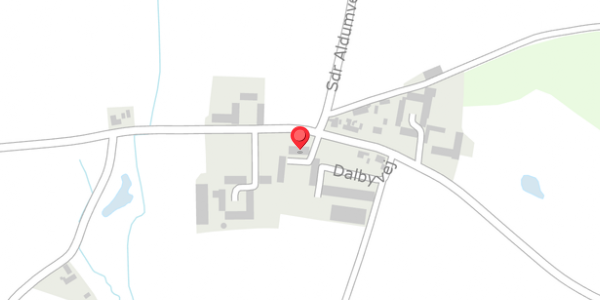 Trafikstøjkort på Dalbyvej 9, . , 8781 Stenderup