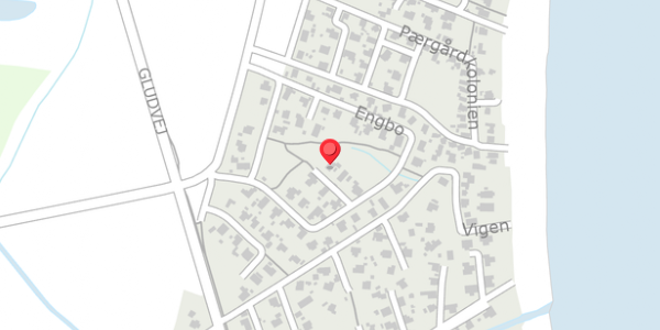 Trafikstøjkort på Engbo 13, 7130 Juelsminde