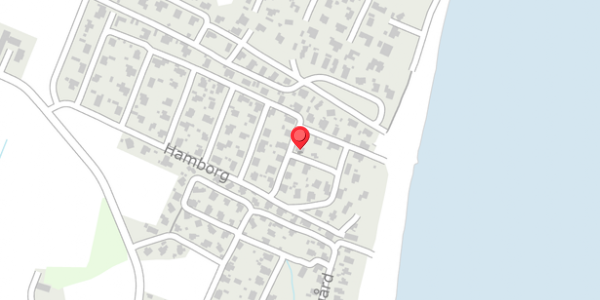 Trafikstøjkort på Hamborg 25, 7130 Juelsminde