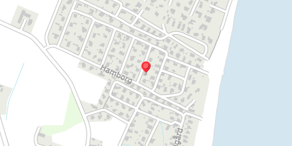 Trafikstøjkort på Hamborg 36, . , 7130 Juelsminde
