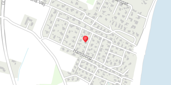 Trafikstøjkort på Hamborg 55, . , 7130 Juelsminde