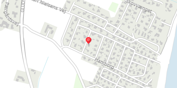 Trafikstøjkort på Hamborg 72, . , 7130 Juelsminde