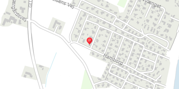 Trafikstøjkort på Hamborg 76, . , 7130 Juelsminde