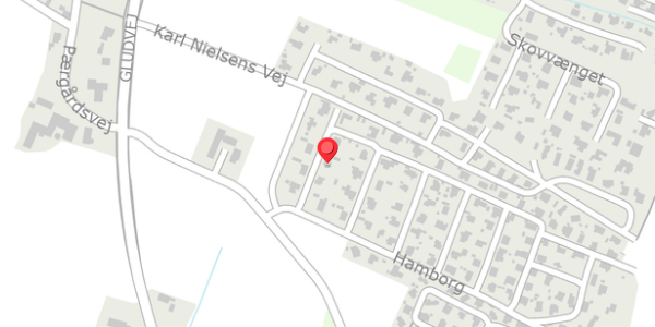 Trafikstøjkort på Hamborg 83, . , 7130 Juelsminde