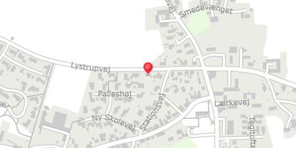 Trafikstøjkort på Lystrupvej 7, . , 8781 Stenderup