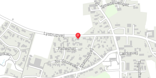 Trafikstøjkort på Lystrupvej 9, . , 8781 Stenderup