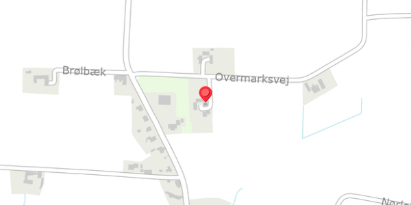 Trafikstøjkort på Overmarksvej 2, 7150 Barrit