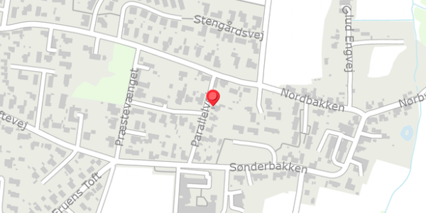 Trafikstøjkort på Parallelvej 1, . , 7130 Juelsminde