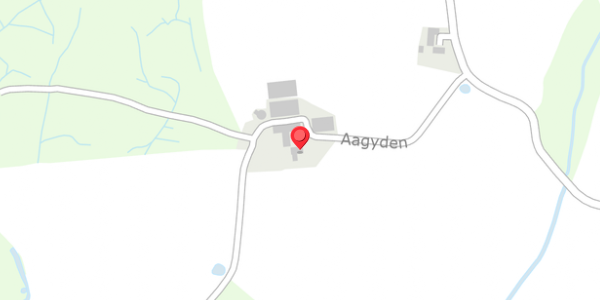 Trafikstøjkort på Aagyden 13, 6091 Bjert