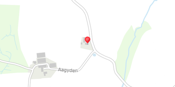 Trafikstøjkort på Aagyden 15, 6091 Bjert