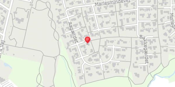 Trafikstøjkort på Aagærdet 21, . , 6000 Kolding